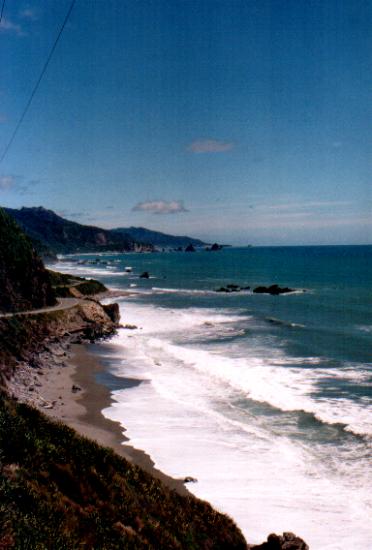 Coastline in NZ