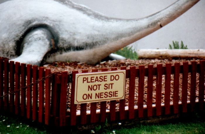 Don't sit on Nessie