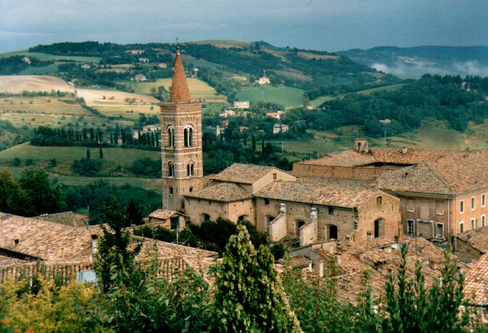Above the roofs of Urbino